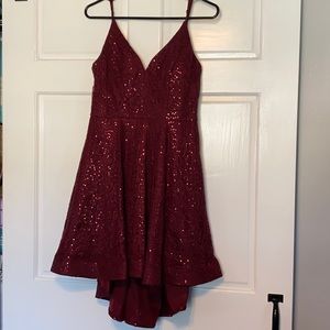 Maroon dress